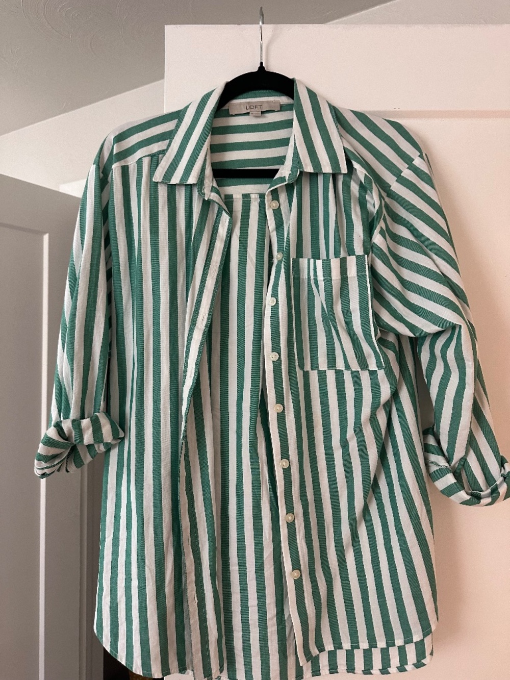 Oversized Striped Top